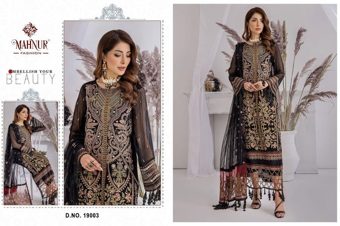 Mahnur Vol 19 Heavy Georgette Wholesale Pakistani Salwar Suits Catalog